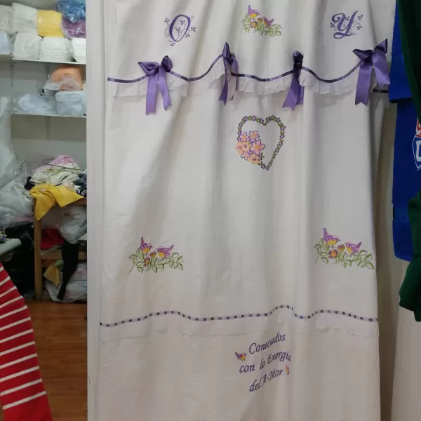 Cortina de Baño de Corazón
