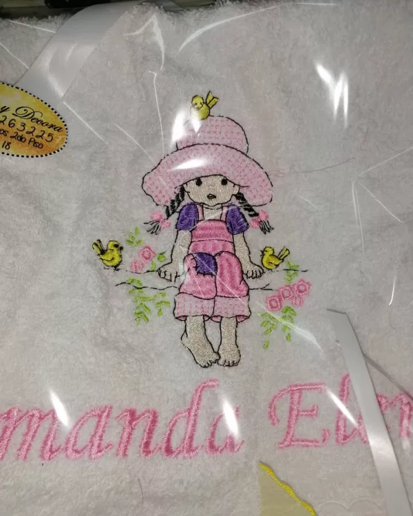 Toalla de Niña Personalizada