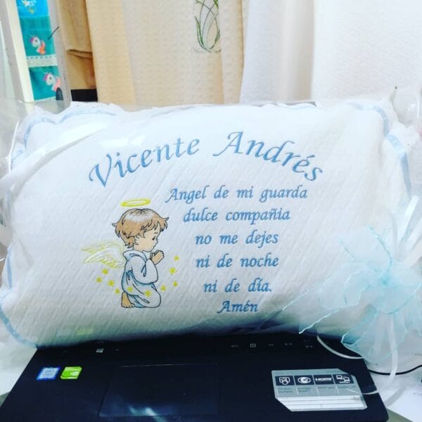 Almohada Personalizada De Angel de la Guarda