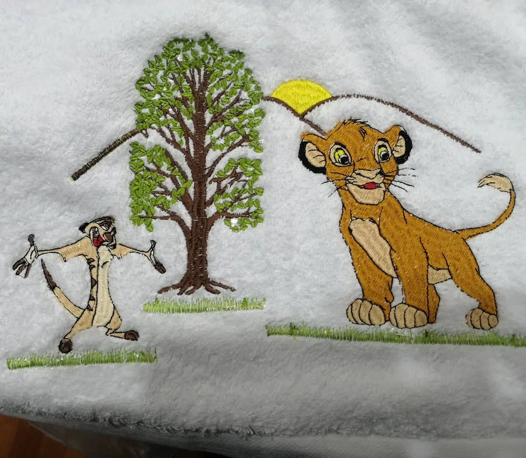 Toalla Personalizada del Rey Leon