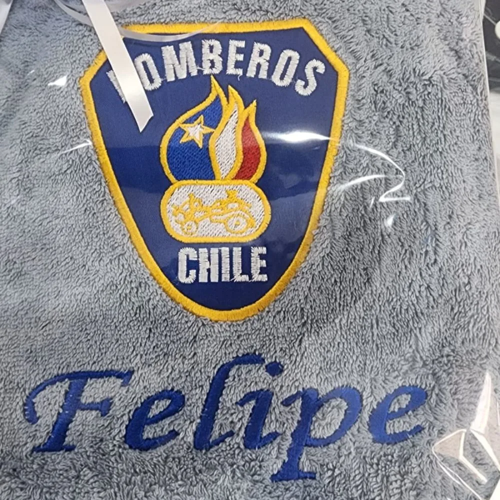 Uniforme Personalizado Bomberos de Chile con Nombre Personalizado Felipe