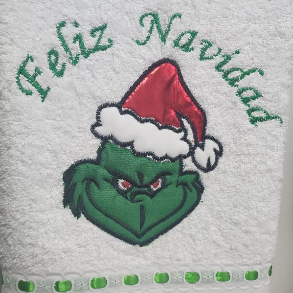 Bordados de Navidad - El Grinch