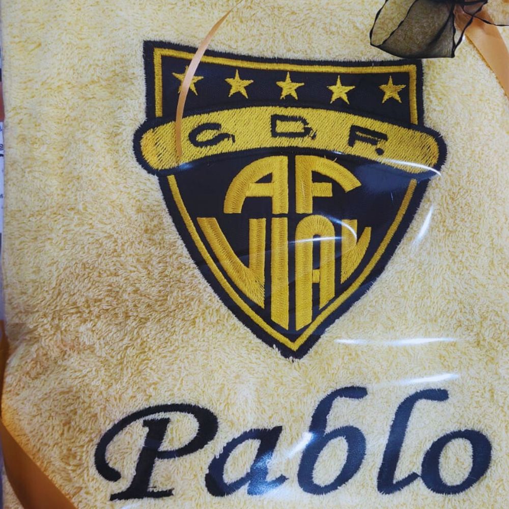 Bordado Deportivo - Logo Vial con Nombre